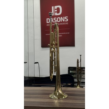 Trompete Weril ET1172 Laqueado Si Bemol com CAPA - Usado